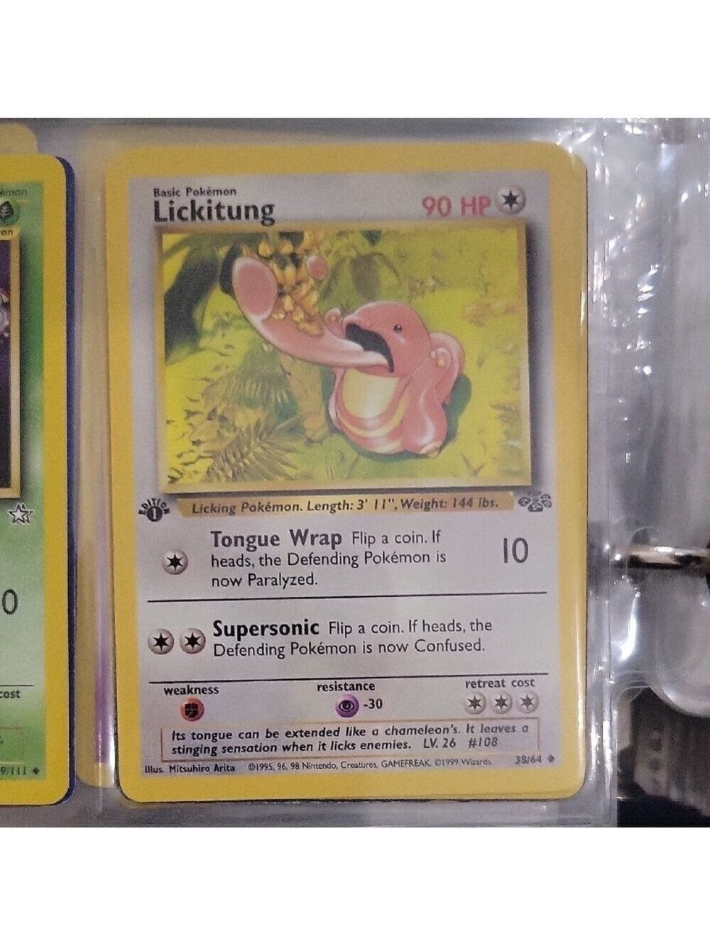 Pokemon Lickitung Card
